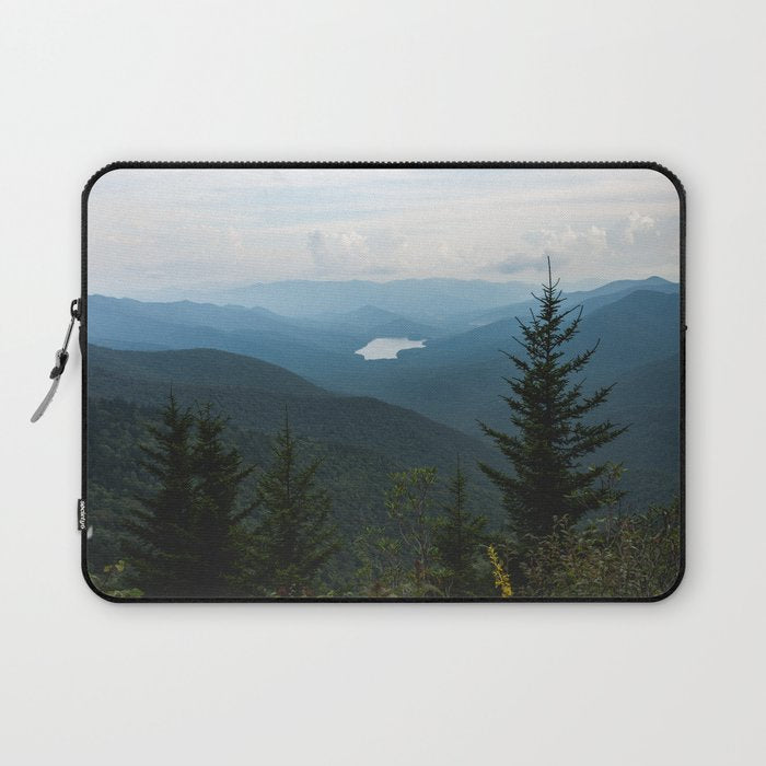 Smoky Mountain National Park -  Mountain Lake Landscape Laptop Sleeve Gallery Image 1