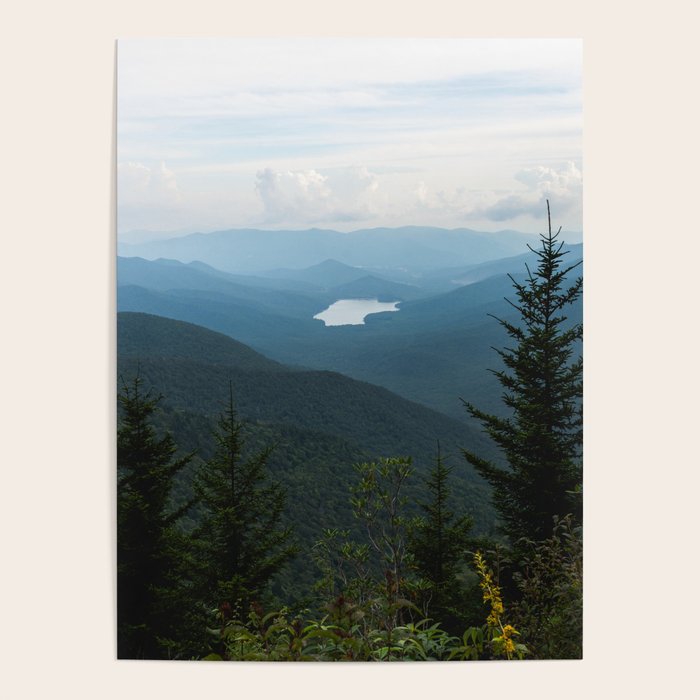 Smoky Mountain National Park -  Mountain Lake Landscape Poster Gallery Image 4