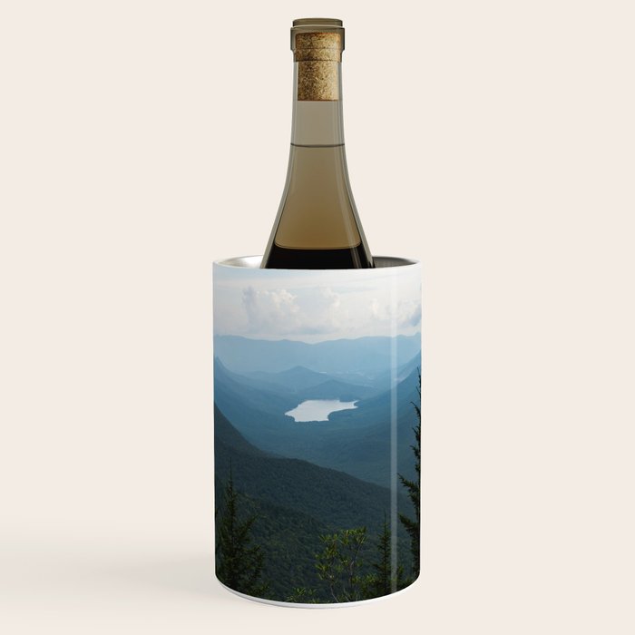 Smoky Mountain National Park -  Mountain Lake Landscape Wine Chiller Gallery Image 1