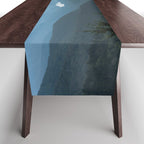 Smoky Mountain National Park -  Mountain Lake Landscape Table Runner Gallery Image 1