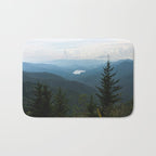 Smoky Mountain National Park -  Mountain Lake Landscape Bath Mat Gallery Image 1