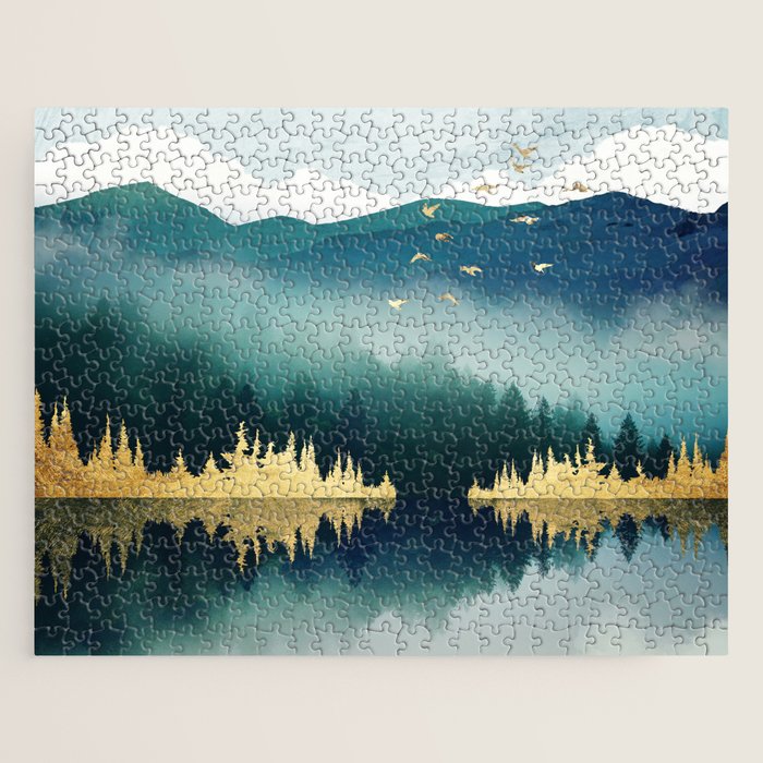 Mist Reflection Jigsaw Puzzle Gallery Image 1