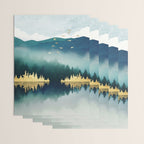 Mist Reflection Wrapping Paper Gallery Image 3
