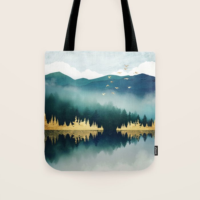Mist Reflection Tote Bag Gallery Image 1