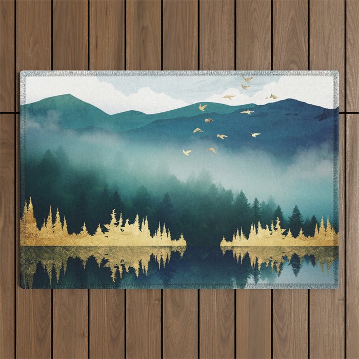 Mist Reflection Outdoor Rug Gallery Image 1