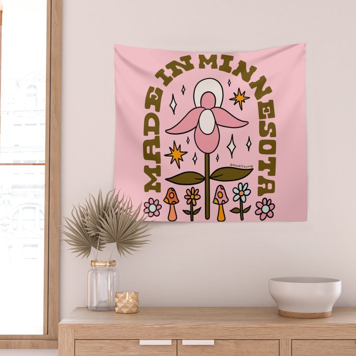 Made In Minnesota Wall Tapestry Gallery Image 2