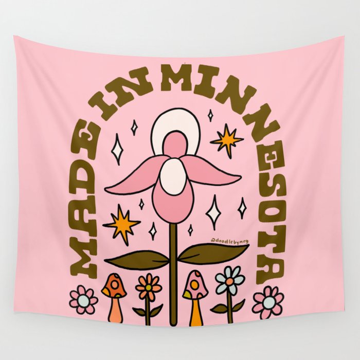 Made In Minnesota Wall Tapestry Gallery Image 4