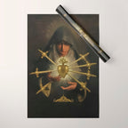 Our Lady of Sorrows Mater Dolorosa Mary Painting Wrapping Paper Gallery Image 1
