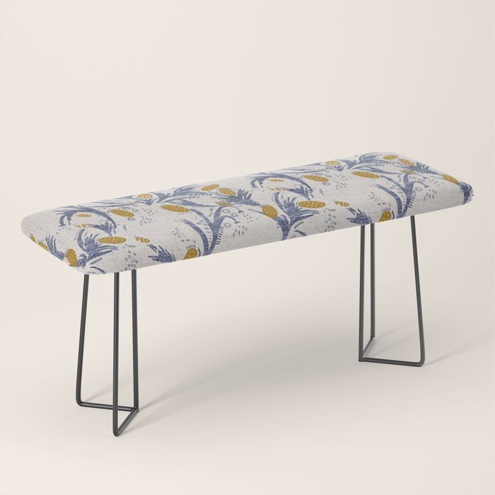 FRENCH LINEN THISTLE Bench Gallery Image 1