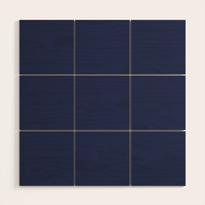 Navy Wood Wall Art Gallery Image 1