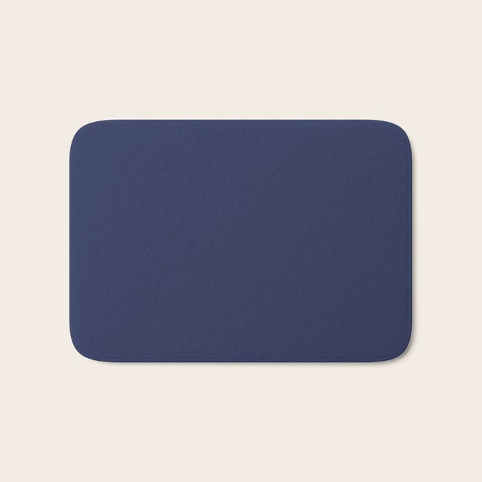 Navy Bath Mat Gallery Image 1