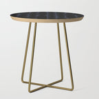 Midcentury modern geometric 01 black Side Table Gallery Image 1