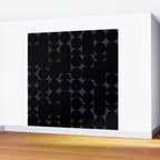Midcentury modern geometric 01 black Wall Mural Gallery Image 2