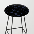 Midcentury modern geometric 01 black Stool Gallery Image 2