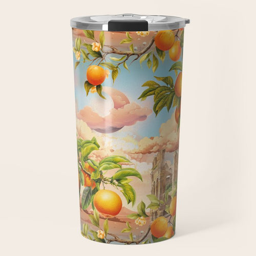 Orange Garden Travel Mug Gallery Image 1