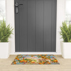 Orange Garden Welcome Mat Gallery Image 3