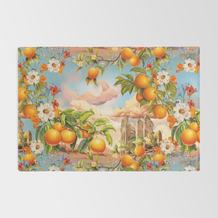 Orange Garden Rug Gallery Image 2