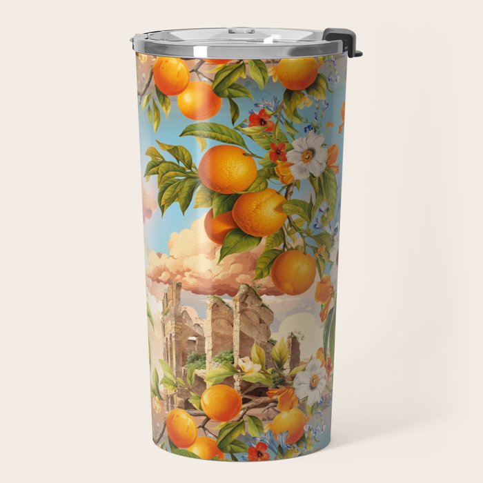 Orange Garden Travel Mug Gallery Image 2