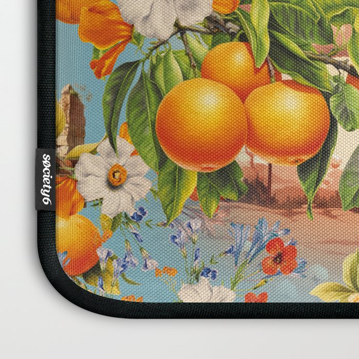 Orange Garden Laptop Sleeve Gallery Image 3