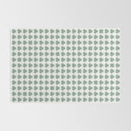 Clovers XXXII Sage Green Botanical Pattern Rug Gallery Image 2