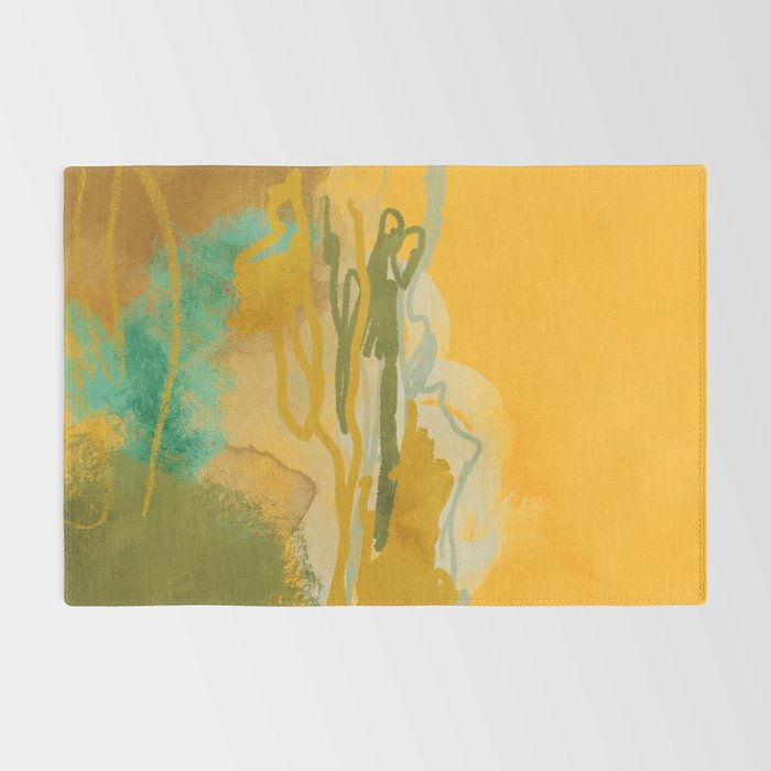 hot summer days landscape abstract Rug Gallery Image 2