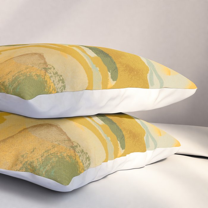 hot summer days landscape abstract Pillow Sham Gallery Image 3