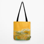 hot summer days landscape abstract Tote Bag Gallery Image 2