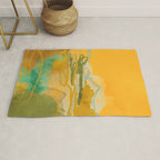 hot summer days landscape abstract Rug Gallery Image 1