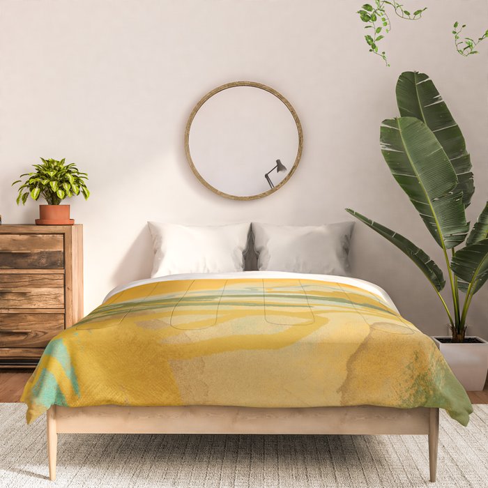 hot summer days landscape abstract Comforter Gallery Image 3