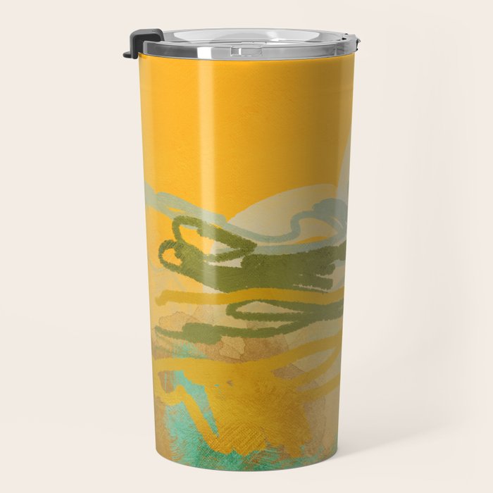 hot summer days landscape abstract Travel Mug Gallery Image 3