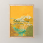 hot summer days landscape abstract Mini Art Print Gallery Image 1
