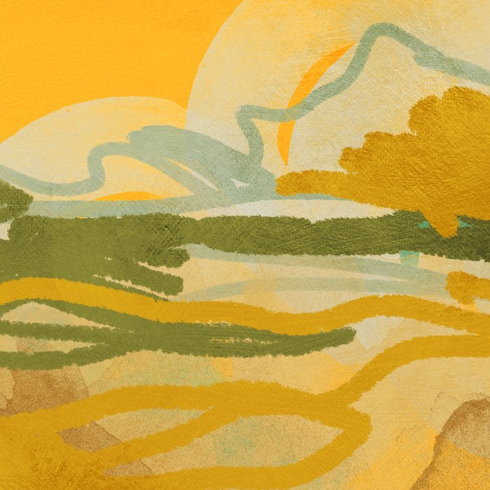 hot summer days landscape abstract Coffee Mug Gallery Image 2