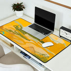 hot summer days landscape abstract Desk Mat Gallery Image 2