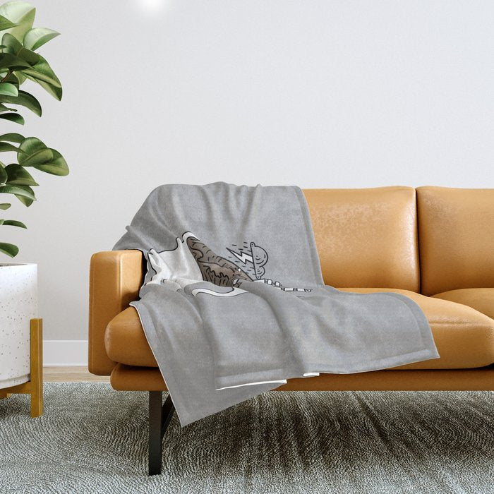 Brainstorming Coffee Mug Throw Blanket Gallery Image 1