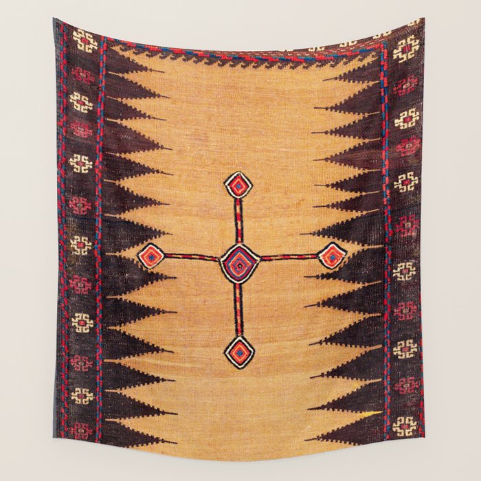 Baluch Sofreh Khorasan Northeast Persian Food Cover Print Wall Tapestry Gallery Image 1