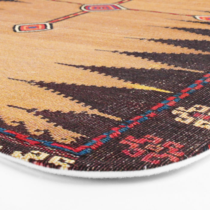 Baluch Sofreh Khorasan Northeast Persian Food Cover Print Bath Mat Gallery Image 3