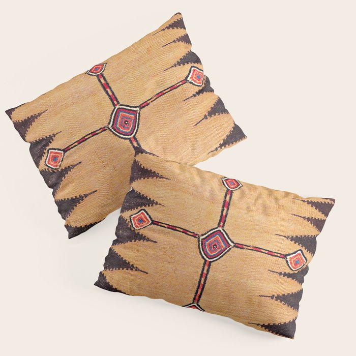 Baluch Sofreh Khorasan Northeast Persian Food Cover Print Pillow Sham Gallery Image 1