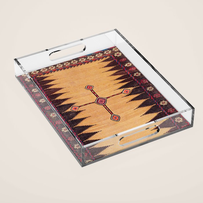 Baluch Sofreh Khorasan Northeast Persian Food Cover Print Acrylic Tray Gallery Image 1