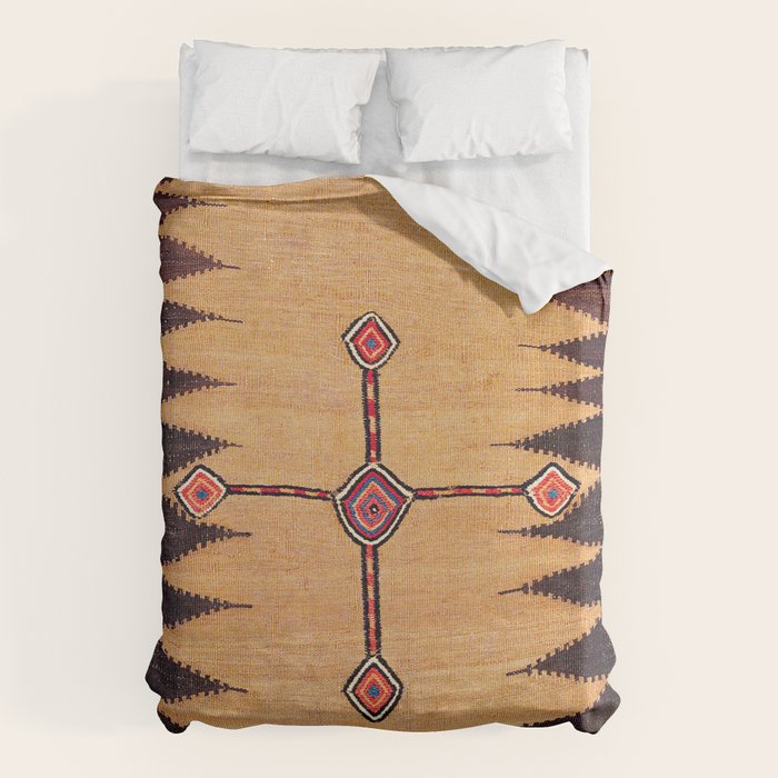Baluch Sofreh Khorasan Northeast Persian Food Cover Print Duvet Cover Gallery Image 1