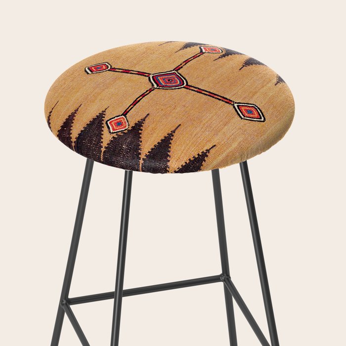 Baluch Sofreh Khorasan Northeast Persian Food Cover Print Stool Gallery Image 2