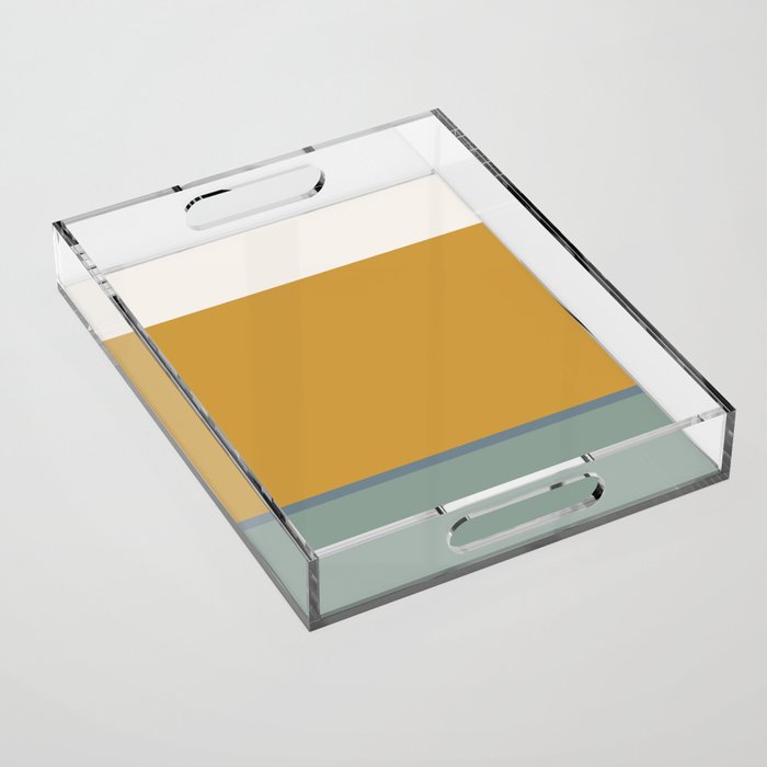 Contemporary Color Block XXVIII Acrylic Tray Gallery Image 1