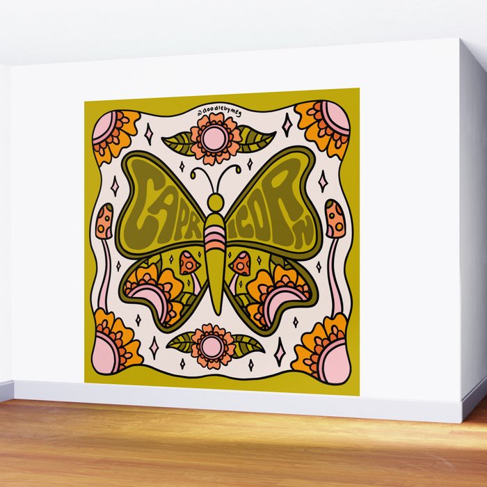 Capricorn Butterfly Wall Mural Gallery Image 2
