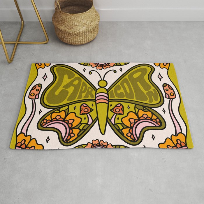 Capricorn Butterfly Rug Gallery Image 1