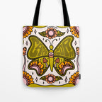 Capricorn Butterfly Tote Bag Gallery Image 1