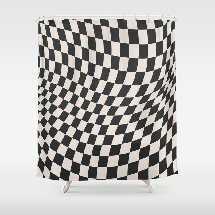 Lines in Motion 22 Shower Curtain Gallery Image 1