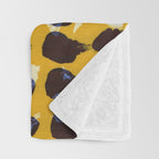 Pure Strokes #1 / Yellow & Blue Pattern Throw Blanket Gallery Image 3