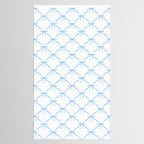 Bows & Ribbons Pattern VII Baby Blue Tablecloth Gallery Image 2