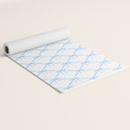 Bows & Ribbons Pattern VII Baby Blue Yoga Mat Gallery Image 2