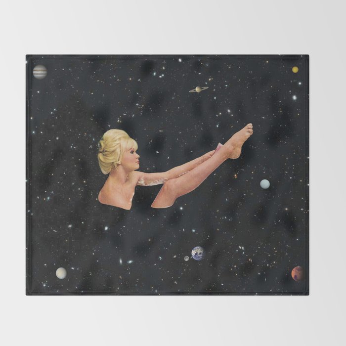 Space Bath Throw Blanket Gallery Image 2