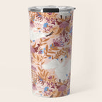 Elegant Swans in Bloom Travel Mug Gallery Image 1